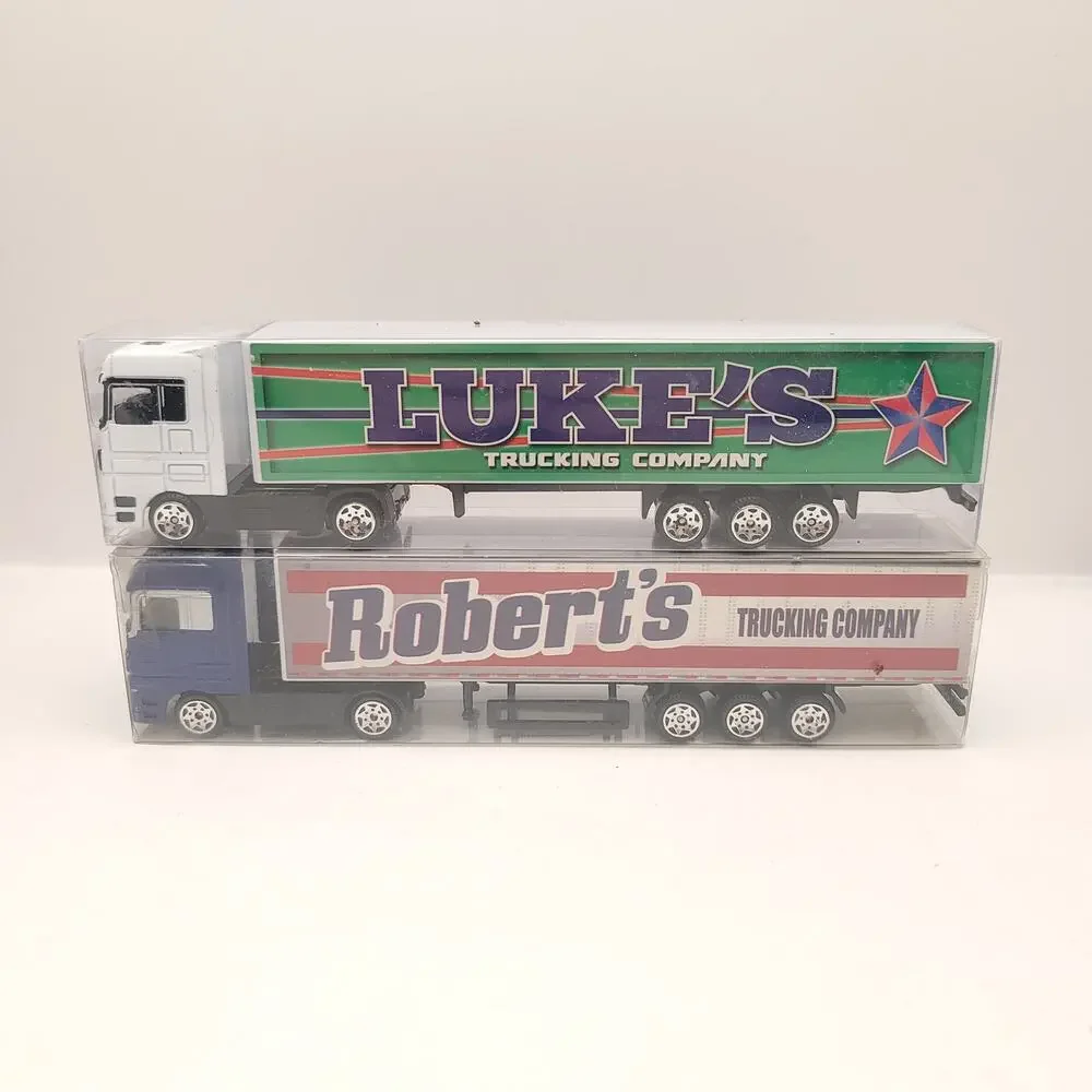 Swibco Trucking Company Toy Semi Truck Set of 10 New in package Green Orange
